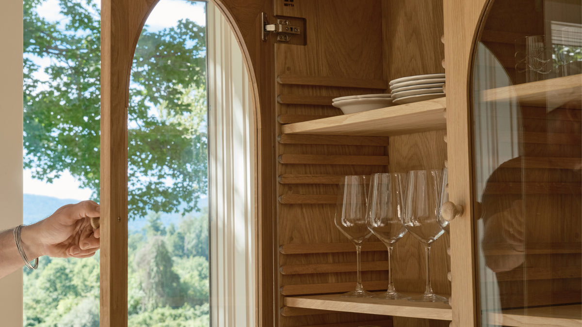 Archer Cabinet, Wide, Rustic Oak