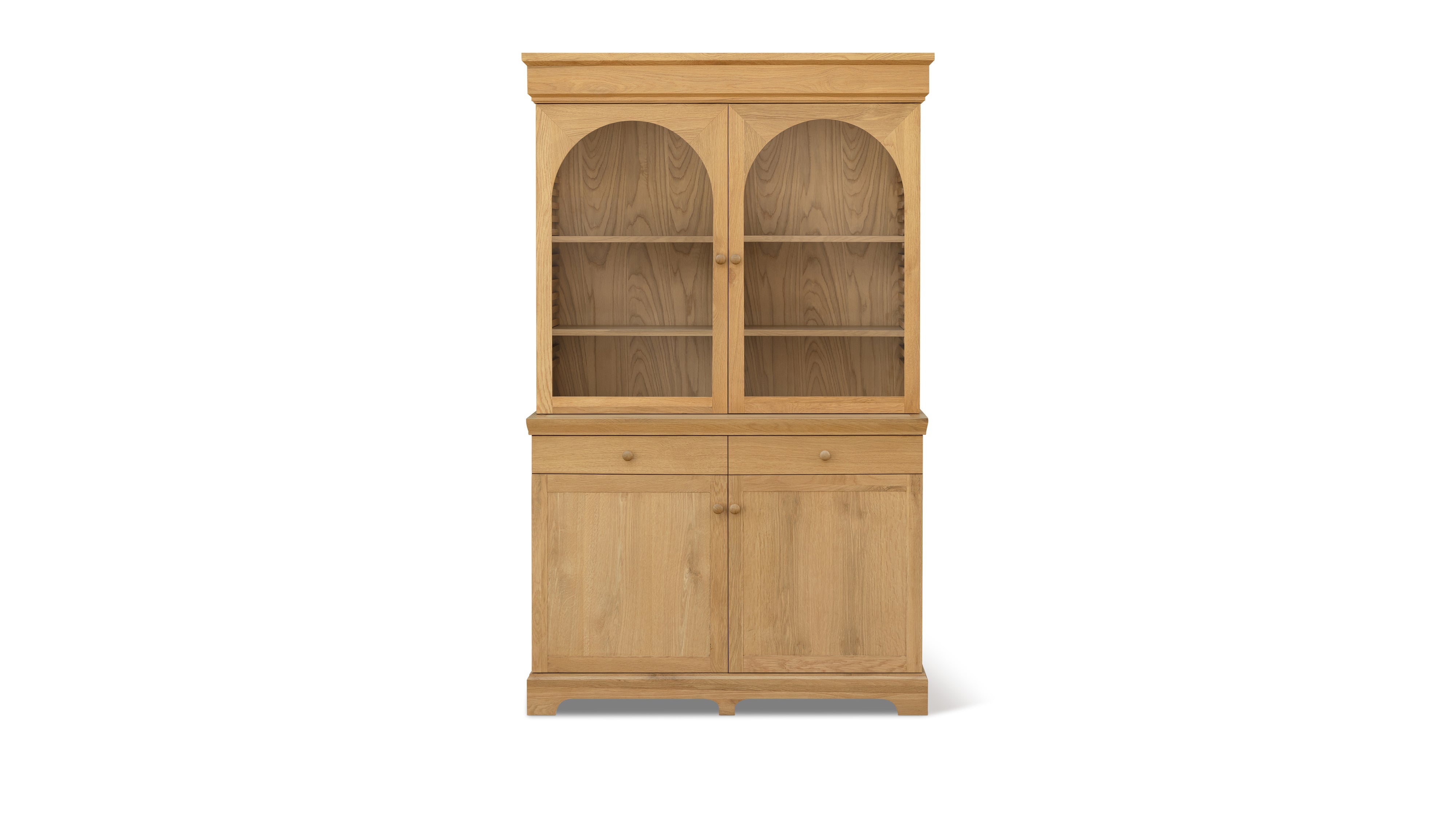 Archer Cabinet, Wide, Rustic Oak